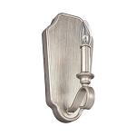 Бра серебрянного цвета с лампой в виде свечи на изогнутой ножке Feiss варинант исполнения - 1 | Loft Concept в Новосибирске