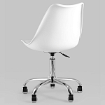Офисный стул на металлическом основании EGGERY White пластик варинант исполнения - 4 | Loft Concept в Новосибирске