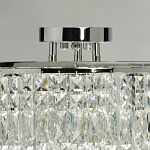 Потолочный светильник круглый с прозрачными подвесками Lunet варинант исполнения - 17 | Loft Concept в Новосибирске