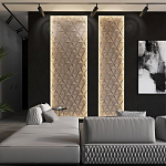 Гипсовая 3D панель с принтографией PM-50 варинант исполнения - 5 | Loft Concept в Новосибирске