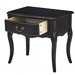 Тумба прикроватная из массива березы с ящиком и состаренным эффектом Vintage варинант исполнения - 3 | Loft Concept в Новосибирске