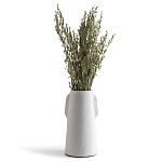 Ваза Serené Ceramic Vase Белая варинант исполнения - 3 | Loft Concept в Новосибирске