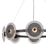 Люстра с плафонами из фактурного двойного стекла Heterochromia варинант исполнения - 6 | Loft Concept в Новосибирске