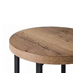 Стол журнальный круглый в стиле лофт Urban Style Space варинант исполнения - 2 | Loft Concept в Новосибирске