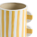 Ваза из фаянса Brighter than the Stars жёлтая полоска варинант исполнения - 2 | Loft Concept в Новосибирске