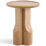 Приставной столик из массива дерева Walnut Triple варинант исполнения - 2 | Loft Concept в Новосибирске