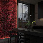 Гипсовая 3D панель с принтографией PM-40 варинант исполнения - 1 | Loft Concept в Новосибирске