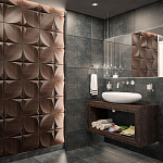 Гипсовая 3D панель с принтографией PM-22 варинант исполнения - 2 | Loft Concept в Новосибирске