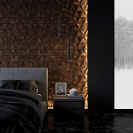 Гипсовая 3D панель с принтографией PM-50 варинант исполнения - 3 | Loft Concept в Новосибирске