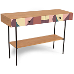 Консоль с принтом на ящиках Elise Console Table варинант исполнения - 16 | Loft Concept в Новосибирске