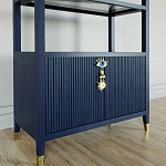 Стеллаж со стеклянными полками Elsa Dreams Blue варинант исполнения - 2 | Loft Concept в Новосибирске