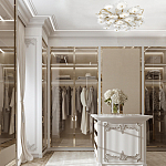 Потолочная люстра круглая ветвистыми бронзовыми элементами и стеклянными рифлеными дисками Textured Glass Chandelier варинант исполнения - 7 | Loft Concept в Новосибирске