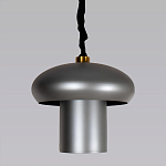 Подвесной светильник с серым металлическим плафоном Capability варинант исполнения - 1 | Loft Concept в Новосибирске