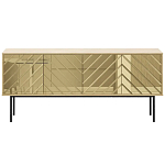 Длинная тумба с зеркальным декором Serena варинант исполнения - 2 | Loft Concept в Новосибирске