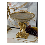 Чаша фарфоровая на двух бронзовых ангелах Eden Garden варинант исполнения - 3 | Loft Concept в Новосибирске