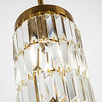 Многоярусная люстра с прямоугольными хрустальными подвесками Allard Crystal Chandelier 3 варинант исполнения - 2 | Loft Concept в Новосибирске