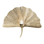 Большой Настенный Подсвечник золотой Лист Пальмы варинант исполнения - 1 | Loft Concept в Новосибирске