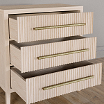 Комод Primo с 3 выдвижными ящиками Светлый дуб варинант исполнения - 6 | Loft Concept в Новосибирске