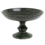 Фруктовница большая из натурального камня Змеевик Шабровский Natural Stone Fruit Bowls варинант исполнения - 1 | Loft Concept в Новосибирске