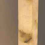 Торшер геометрический с тремя мраморными плафонами Marble Tripod варинант исполнения - 10 | Loft Concept в Новосибирске