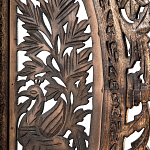 Ширма с  орнаментом ручная резьба Indian Antique Furniture варинант исполнения - 4 | Loft Concept в Новосибирске