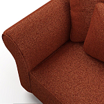 Мебельная ткань Шенилл терракотовый цвет 138 см T4-44 варинант исполнения - 3 | Loft Concept в Новосибирске