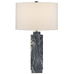 Настольная лампа с корпусом из серого мрамора Breathtaking View варинант исполнения - 3 | Loft Concept в Новосибирске