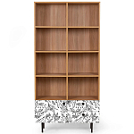 Широкий стеллаж с принтом Elise Rack варинант исполнения - 20 | Loft Concept в Новосибирске