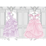 Megan Hess. Elegance варинант исполнения - 2 | Loft Concept в Новосибирске