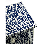 Комод инкрустация костью ORIENTAL Indian синий орнамент варинант исполнения - 4 | Loft Concept в Новосибирске