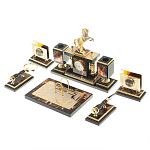 Настольный письменный набор из яшмы и долерита с декором в виде коня Manager Organizer варинант исполнения - 3 | Loft Concept в Новосибирске