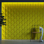 Гипсовая 3D Панель DRAGON SCALE - B варинант исполнения - 2 | Loft Concept в Новосибирске