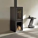 Дизайнерский журнальный столик чёрный с круглой столешницей Arycy варинант исполнения - 7 | Loft Concept в Новосибирске