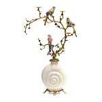 Подсвечник с декором из птиц на ветвях Birds of Paradise варинант исполнения - 1 | Loft Concept в Новосибирске