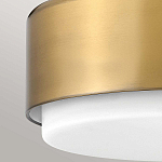 Потолочный светильник круглой формы с белым матовым плафоном Hinkley варинант исполнения - 2 | Loft Concept в Новосибирске