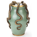 Фарфоровая ваза с декоративными змеями Eden Garden варинант исполнения - 2 | Loft Concept в Новосибирске