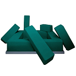 Модульный дизайнерский диван Rumble Modular Sofa варинант исполнения - 2 | Loft Concept в Новосибирске