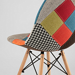 Стул с обивкой в технике пэчворк DSW варинант исполнения - 6 | Loft Concept в Новосибирске