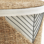 Плетеная корзина для белья Juste Wicker Basket варинант исполнения - 4 | Loft Concept в Новосибирске