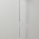 Бра с белым текстильным абажуром и хрустальными подвесками с декоративной кисточкой Lustre Reverie варинант исполнения - 5 | Loft Concept в Новосибирске