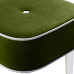 Квадратный мягкий пуф на белых ножках Winton Pouf Square варинант исполнения - 2 | Loft Concept в Новосибирске