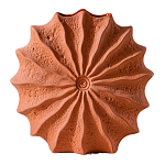 Ваза керамическая в виде круглой терракотовой морской раковины Galapagos варинант исполнения - 1 | Loft Concept в Новосибирске