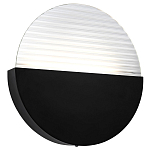 Бра в форме диска Leone Round Wall Lamp Black варинант исполнения - 1 | Loft Concept в Новосибирске