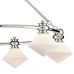 Люстра с ромбовидными плафонами Pointed Diamond Shade варинант исполнения - 1 | Loft Concept в Новосибирске