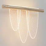 Бра с тремя элементами в форме лепестков и металлическим основанием DALI Tonin Casa варинант исполнения - 1 | Loft Concept в Новосибирске