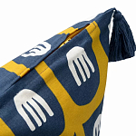 Чехол на подушку с двусторонним принтом и кисточками Ophelia Grove варинант исполнения - 3 | Loft Concept в Новосибирске