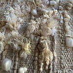 Круглый Вязанный Гобелен Абстракция Breath of Mist Wall Hanging варинант исполнения - 1 | Loft Concept в Новосибирске