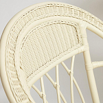 Комплект уличной мебели из ротанга Clara белый варинант исполнения - 3 | Loft Concept в Новосибирске