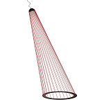 Подвесной светильник из металла Rays of Light варинант исполнения - 1 | Loft Concept в Новосибирске