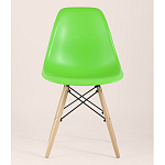 Пластиковый стул на ножках из массива бука Eames Light Green варинант исполнения - 4 | Loft Concept в Новосибирске
